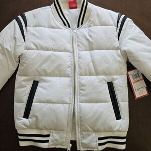 Stylish White and Black Kids Jacket